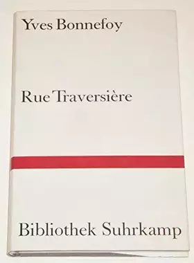 Couverture du produit · Rue Traversiere (Bibliothek Suhrkamp)