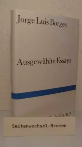 Couverture du produit · Ausgewählte Essays.
