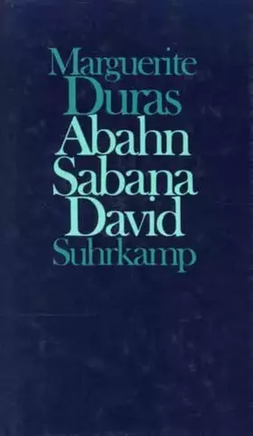 Couverture du produit · Abahn Sabana David