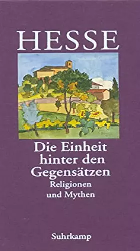 Couverture du produit · Einheit über den Gegensätzen.