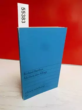 Couverture du produit · Mythen des Alltags (edition suhrkamp)