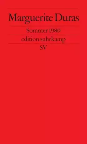 Couverture du produit · Sommer 1980 (edition suhrkamp)