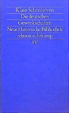 Couverture du produit · Die deutschen Gewerkschaften