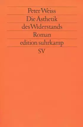 Couverture du produit · Die Ästhetik des Widerstands