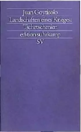 Couverture du produit · Landschaften eines Krieges: Tschetschenien (edition suhrkamp)