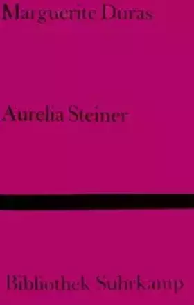 Couverture du produit · Aurelia Steiner (Bibliothek Suhrkamp)