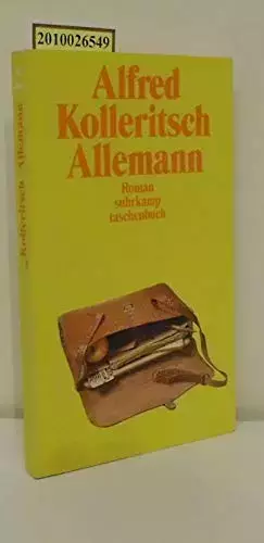 Couverture du produit · Allemann: Roman (Suhrkamp Taschenbücher)