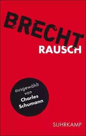 Couverture du produit · Rausch (suhrkamp taschenbuch)