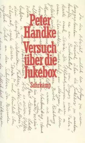 Couverture du produit · Versuch über die Jukebox: Erzählung