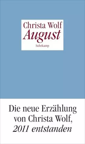 Couverture du produit · August: Erzählung