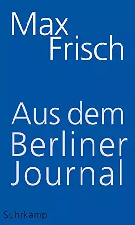 Couverture du produit · Aus dem Berliner Journal