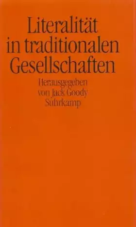 Couverture du produit · Literalität in traditionalen Gesellschaften