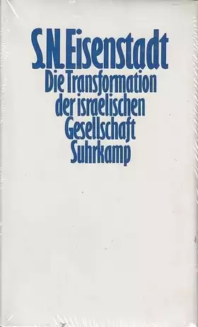 Couverture du produit · Die Transformation der israelischen Gesellschaft