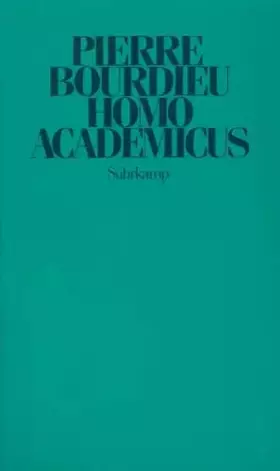 Couverture du produit · Homo academicus