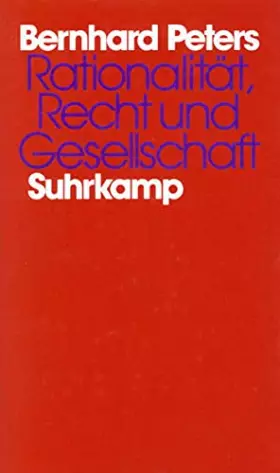 Couverture du produit · Rationalität, Recht und Gesellschaft