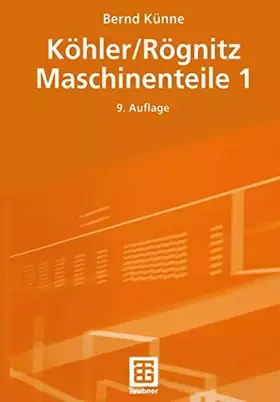Couverture du produit · Köhler/Rögnitz Maschinenteile 1
