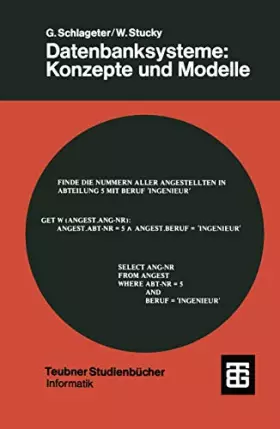 Couverture du produit · Datenbanksysteme: Konzepte Und Modelle