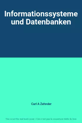 Couverture du produit · Informationssysteme und Datenbanken