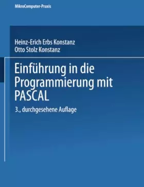 Couverture du produit · Einführung in die Programmierung mit PASCAL (MikroComputer-Praxis)