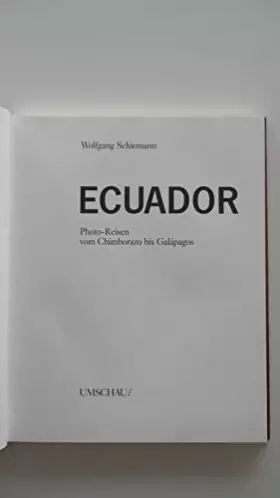 Couverture du produit · Ecuador