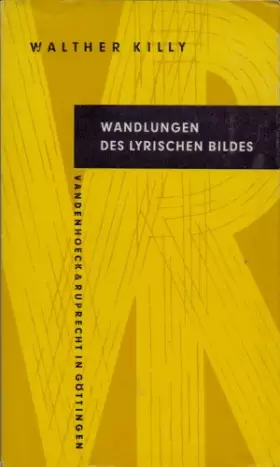 Couverture du produit · Wandlungen des lyrischen Bildes