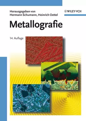 Couverture du produit · Metallografie