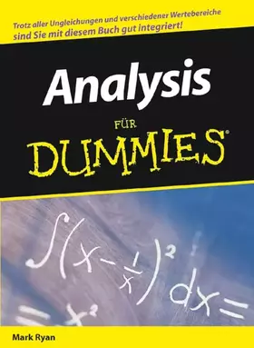 Couverture du produit · Analysis Fur Dummies