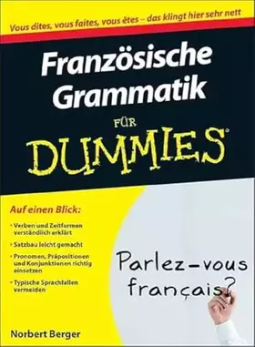 Couverture du produit · Französische Grammatik für Dummies