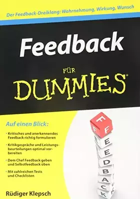 Couverture du produit · Feedback für Dummies
