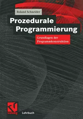 Couverture du produit · Prozedurale Programmierung