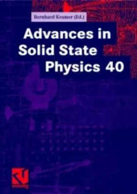 Couverture du produit · Advances in Solid State Physics 40