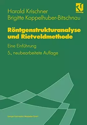 Couverture du produit · Röntgenstrukturanalyse und Rietveldmethode: Eine Einführung