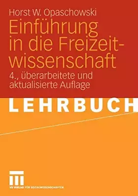 Couverture du produit · Einführung in die Freizeitwissenschaft