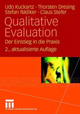 Couverture du produit · Qualitative Evaluation: Der Einstieg in die Praxis