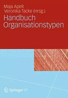 Couverture du produit · Handbuch Organisationstypen