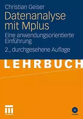 Couverture du produit · Datenanalyse mit Mplus: Eine anwendungsorientierte Einführung