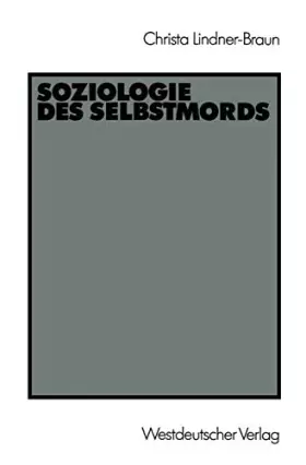 Couverture du produit · Soziologie des Selbstmords