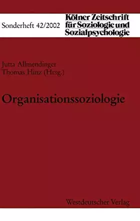 Couverture du produit · Organisationssoziologie
