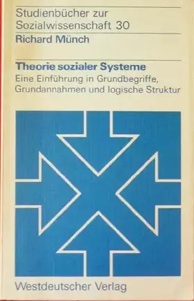 Couverture du produit · Theorie sozialer Systeme