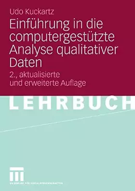 Couverture du produit · Einführung in die computergestützte Analyse qualitativer Daten