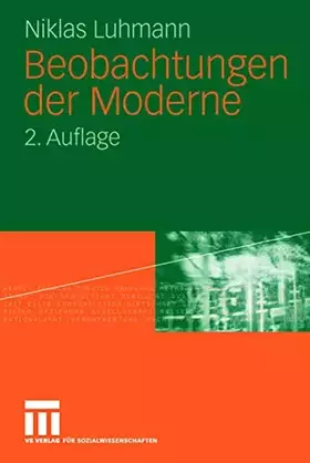 Couverture du produit · Beobachtungen der Moderne (German Edition)