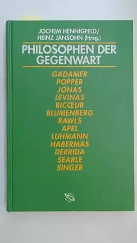 Couverture du produit · Philosophen der Gegenwart: Eine Einführung