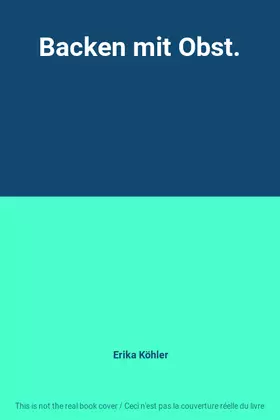 Couverture du produit · Backen mit Obst.