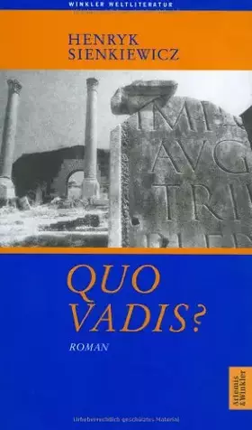 Couverture du produit · Quo Vadis?