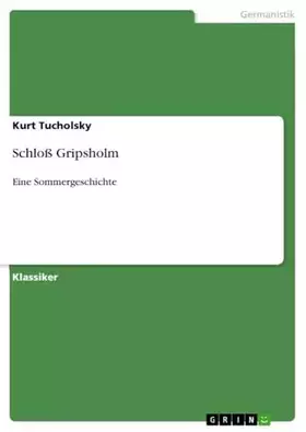 Couverture du produit · Schloß Gripsholm: Eine Sommergeschichte