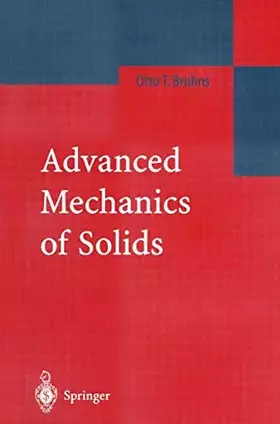 Couverture du produit · Advanced Mechanics of Solids