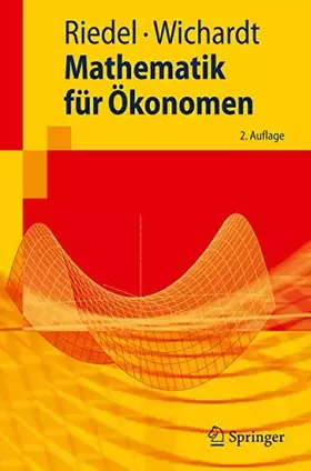 Couverture du produit · Mathematik für Ökonomen (Springer-Lehrbuch)