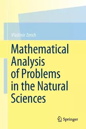 Couverture du produit · Mathematical Analysis of Problems in the Natural Sciences
