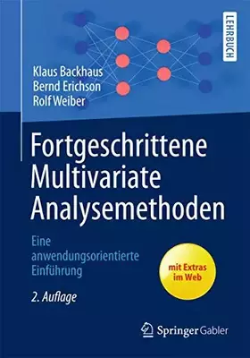 Couverture du produit · Fortgeschrittene Multivariate Analysemethoden: Eine anwendungsorientierte Einführung (Springer-Lehrbuch)
