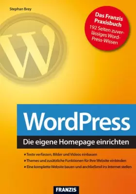 Couverture du produit · WordPress - Die eigene Homepage einrichten